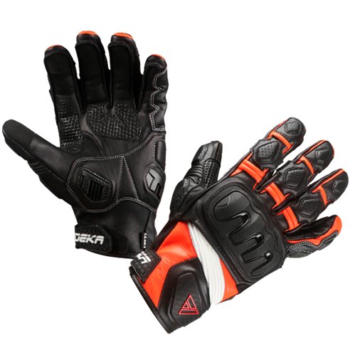 Guante Modeka Baali negro/naranja