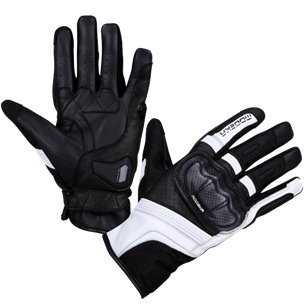 Guante Modeka Miako Air negro/blanco