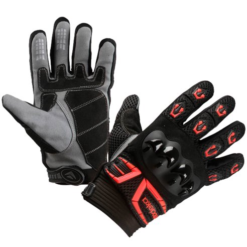 Guante Modeka MX Top negro/rojo
