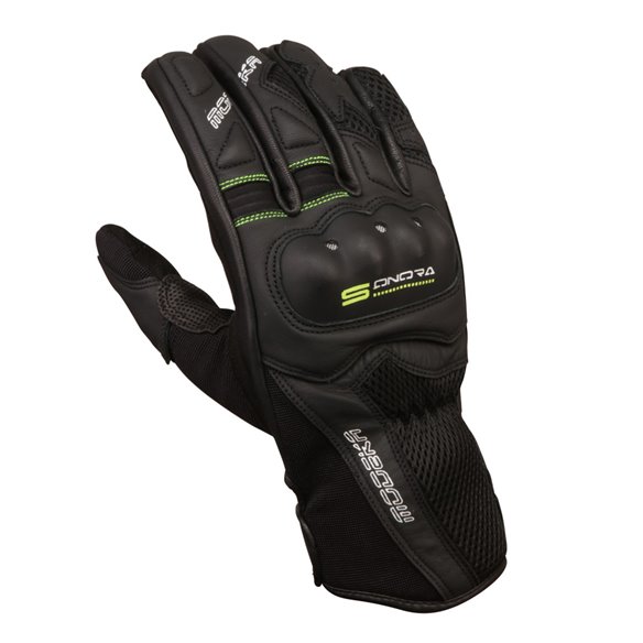 Guante Modeka Sonora negro amarillo