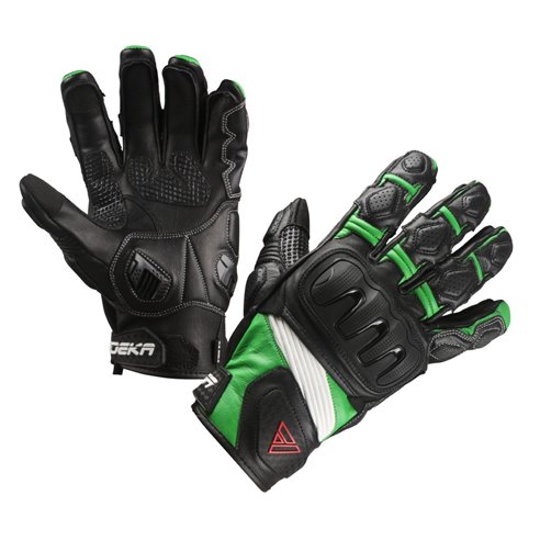 Guante Modeka Baali negro verde
