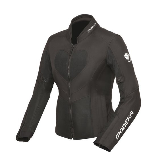 Chaqueta Modeka Emma Air Lady gris claro negro