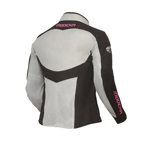 Chaqueta Modeka Emma Air Lady gris claro negro (Novedad 2023)