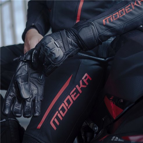 Pantalon Modeka Valyant negro rojo (Novedad 2023)