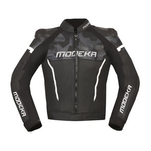 Chaqueta Modeka Valyant negro blanco (Novedad 2023)