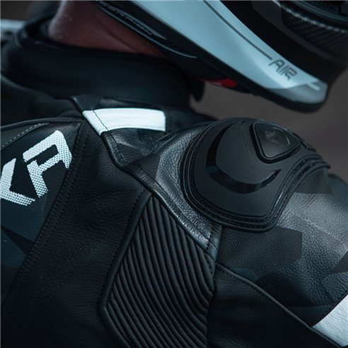 Chaqueta Modeka Valyant negro blanco (Novedad 2023)