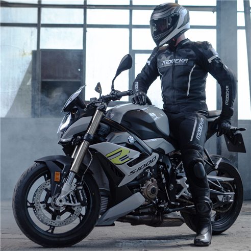 Pantalon Modeka Valyant negro blanco (Novedad 2023)