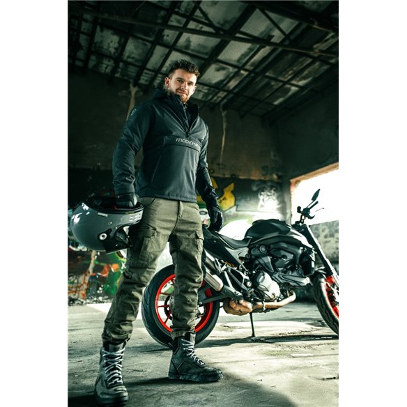 Chaqueta Modeka Braker negro (Novedad 2023)