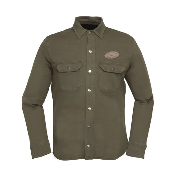 Overshirt Modeka Oliwer oliva (Novedad 2023)