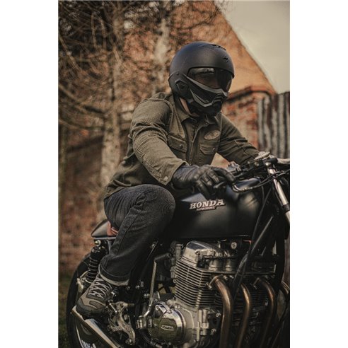 Overshirt Modeka Oliwer oliva (Novedad 2023)