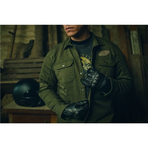 Overshirt Modeka Oliwer oliva (Novedad 2023)