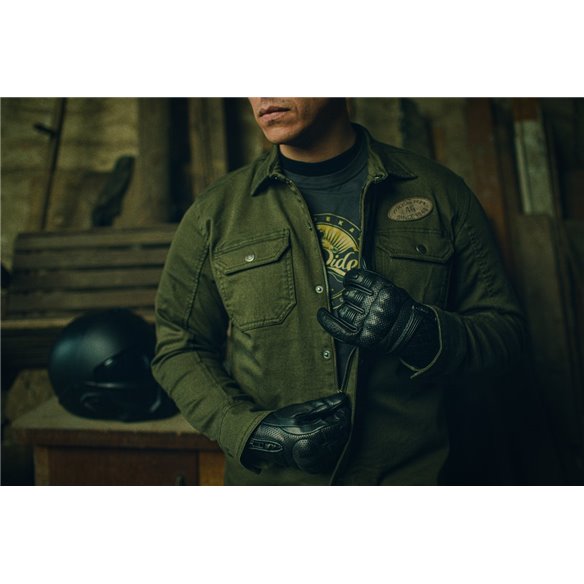 Overshirt Modeka Oliwer oliva (Novedad 2023)