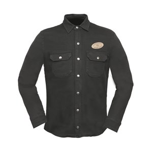 Overshirt Modeka Oliwer negro (Novedad 2023)