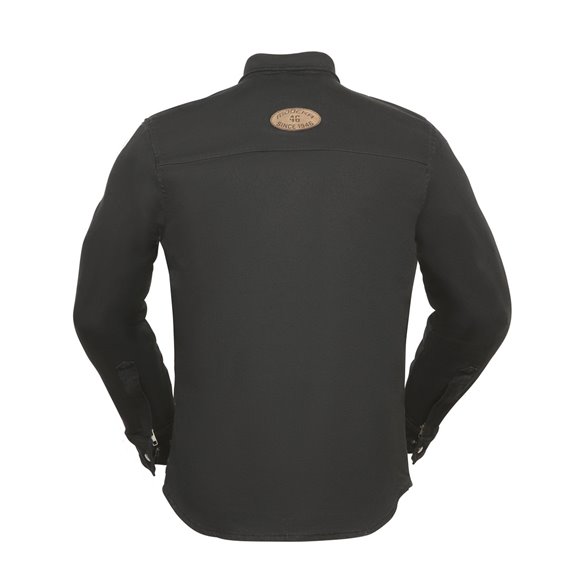 Overshirt Modeka Oliwer negro (Novedad 2023)