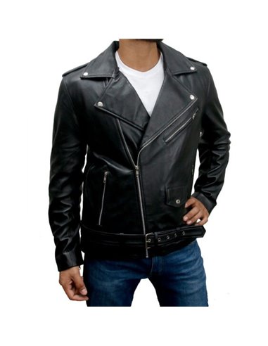 Cazadora de cuero  Roquera