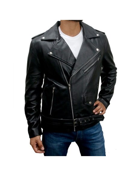 Cazadora de cuero  Roquera