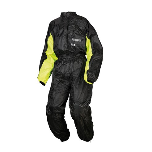 Traje de lluvia Modeka Black Rain negro fluo