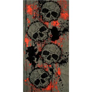 Tubular Multifuncional 7503 Skulls Grey