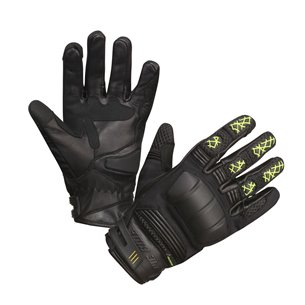 Guante Modeka Ennos negro amarillo (Novedad 2023)