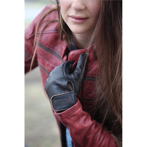 Guante Modeka Hot Classic marrón oscuro