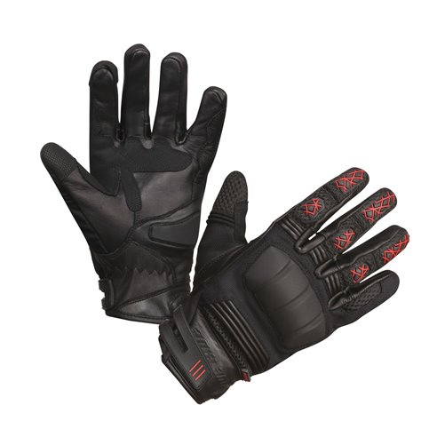 Guante Modeka Ennos negro rojo (Novedad 2023)