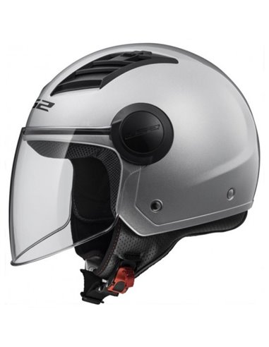 Casco jet LS2 Airflow gris