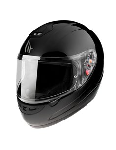 Casco MT Thunder kids solid negro brillo