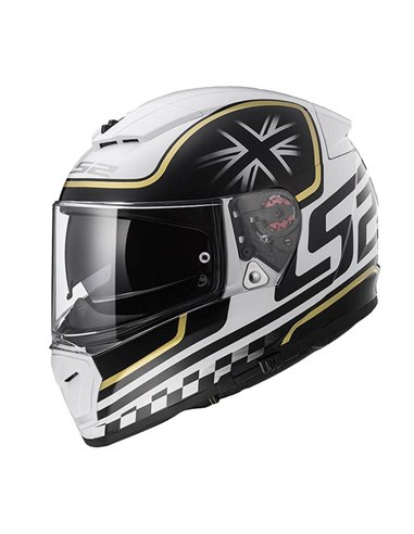 Casco integral LS2 Breaker blanco/negro
