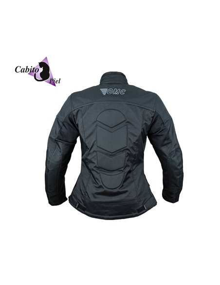 Cazadora Omc  Shiver negro Lady 4 estaciones