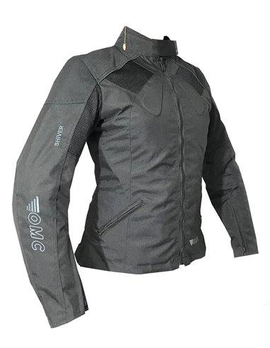 Cazadora Omc  Shiver negro Lady 4 estaciones