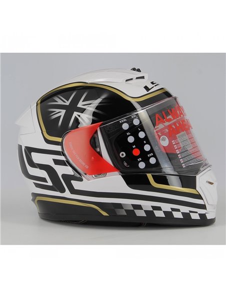 Casco integral LS2 Breaker blanco/negro