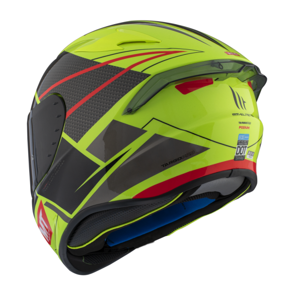 Casco MT Targo Pro Podium negro fluor