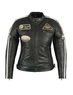 Cazadora piel Nemo negro lady