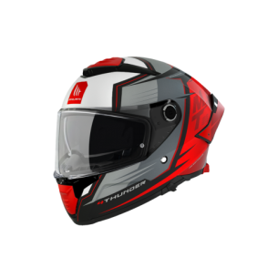 Casco MT Thunder 4 Rojo/Perla Mate