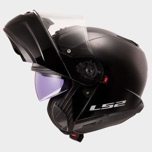 Casco modular LS2 Strobe II Negro Brillo