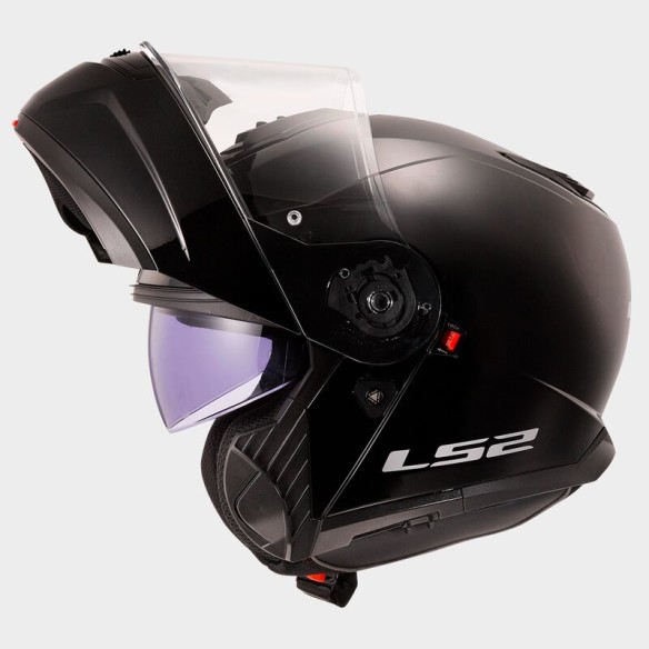 Casco modular LS2 Strobe II Negro Brillo
