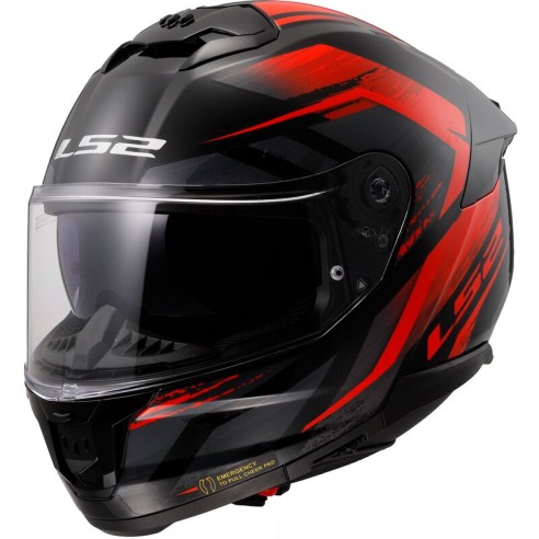 Casco LS2 Stream II Fury Red
