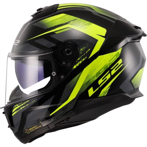 Casco LS2 Stream II Fury Yellow