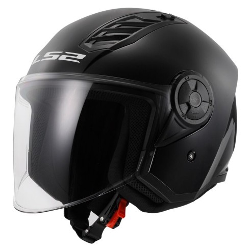 CASCO JET LS2 AIRFLOW II NEGRO BRILLO