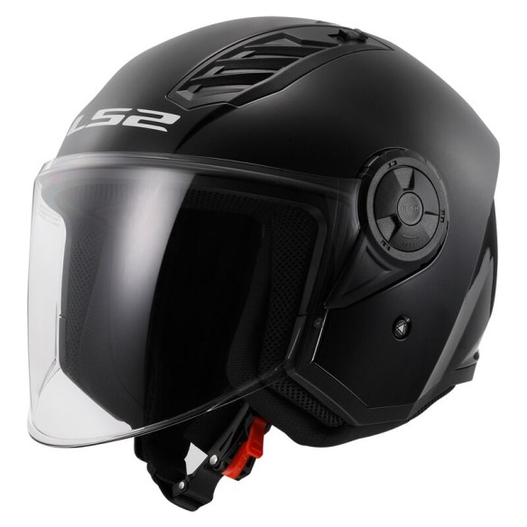 CASCO JET LS2 AIRFLOW II NEGRO BRILLO