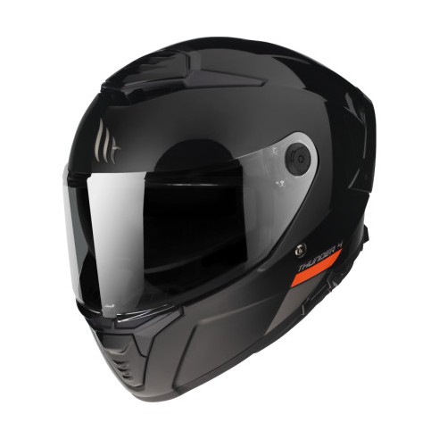 CASCO THUNDER 4 NEGRO BRILLO