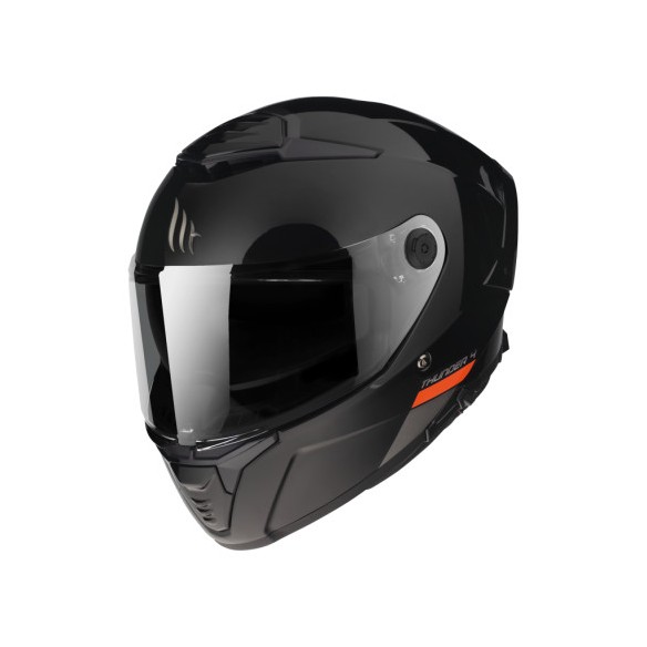 CASCO THUNDER 4 NEGRO BRILLO