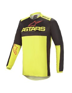 Camiseta Alpinestar Jersey fluis triple fluor/rojo