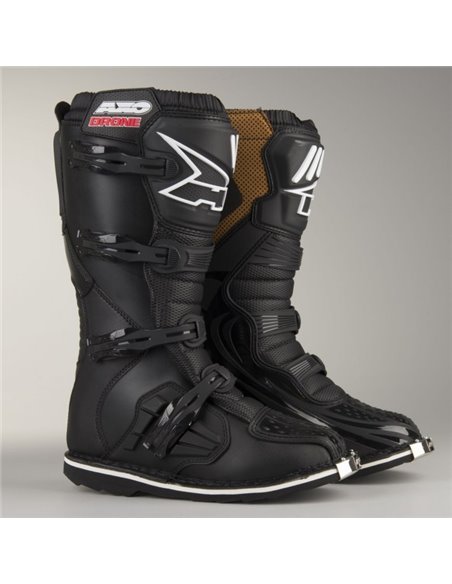Bota  Axo Drone negro motocross
