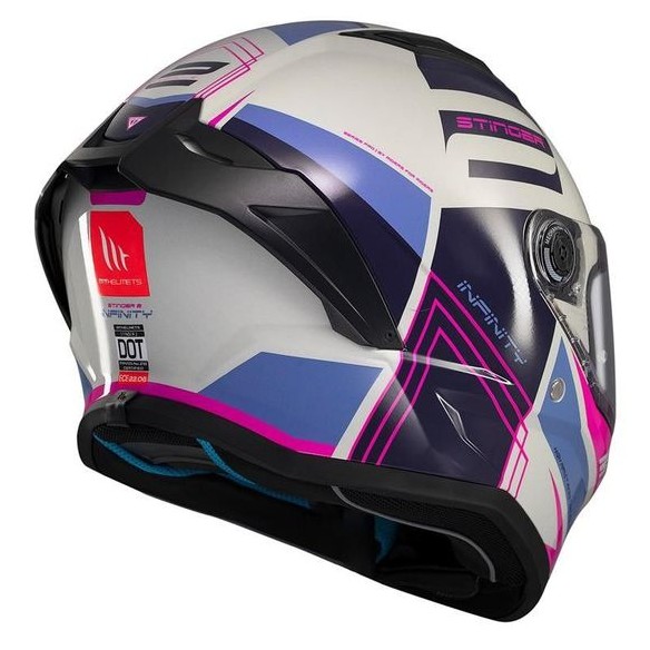 CASCO MT STINGER TRON C8 BRILLO