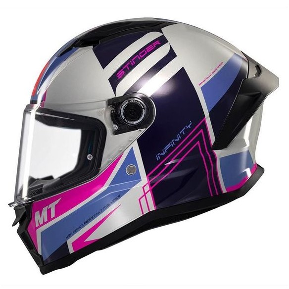 CASCO MT STINGER TRON C8 BRILLO
