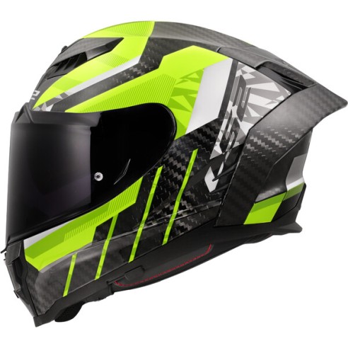 CASCO LS2 DRAGON CARBON YELLOW