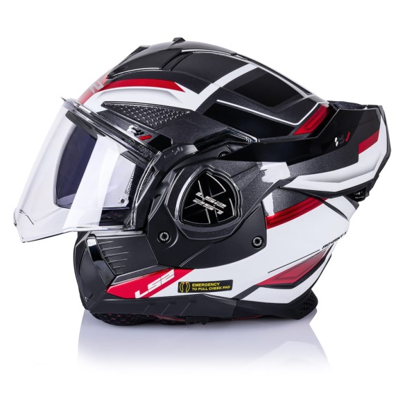 CASCO MODULAR ADVANT X SPECTRUM ROJO