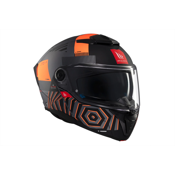 CASCO MODULAR MT HELMETS ATOM 2 SV ESTRANGE NARANJA