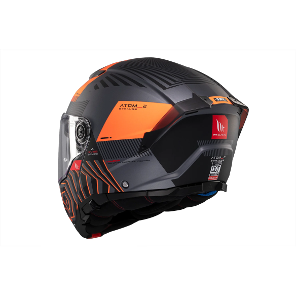 CASCO MODULAR MT HELMETS ATOM 2 SV ESTRANGE NARANJA